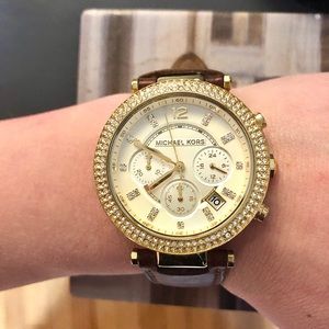 Michael Kors women’s watch. Real leather.